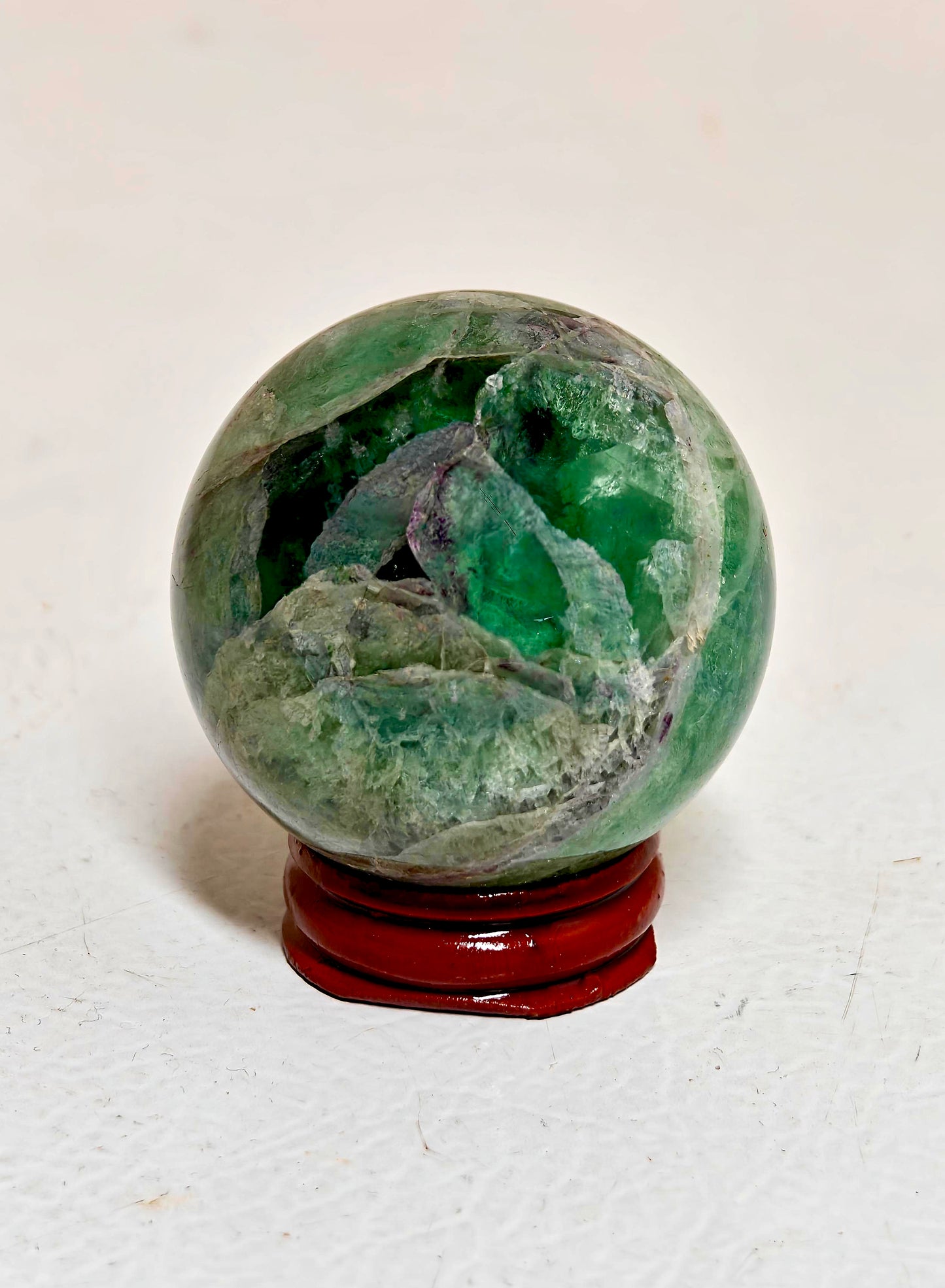 Green Fluorite Sphere