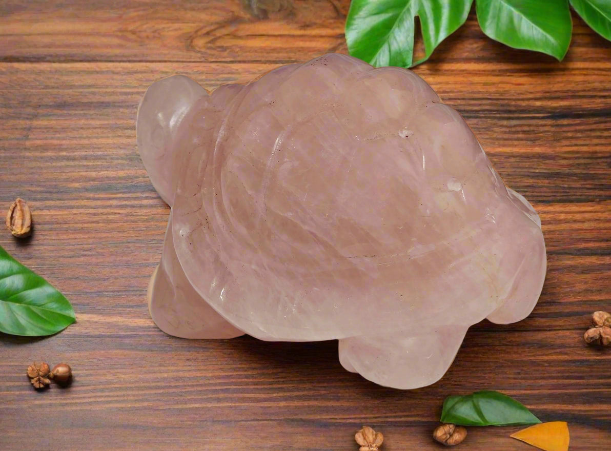 Rose Quartz Turtle