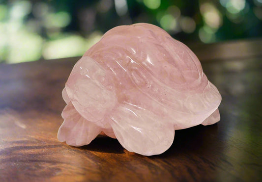 Rose Quartz Turtle 