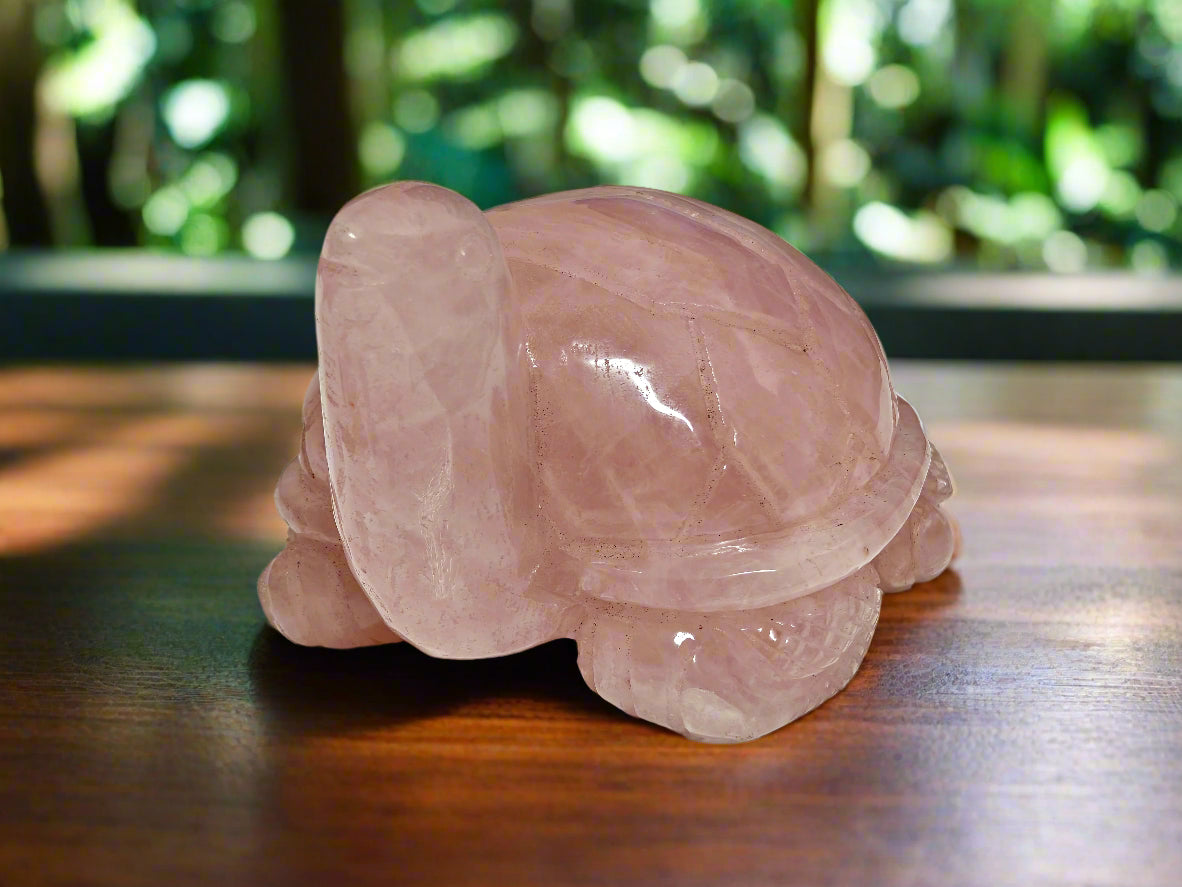 Rose Quartz Turtle 